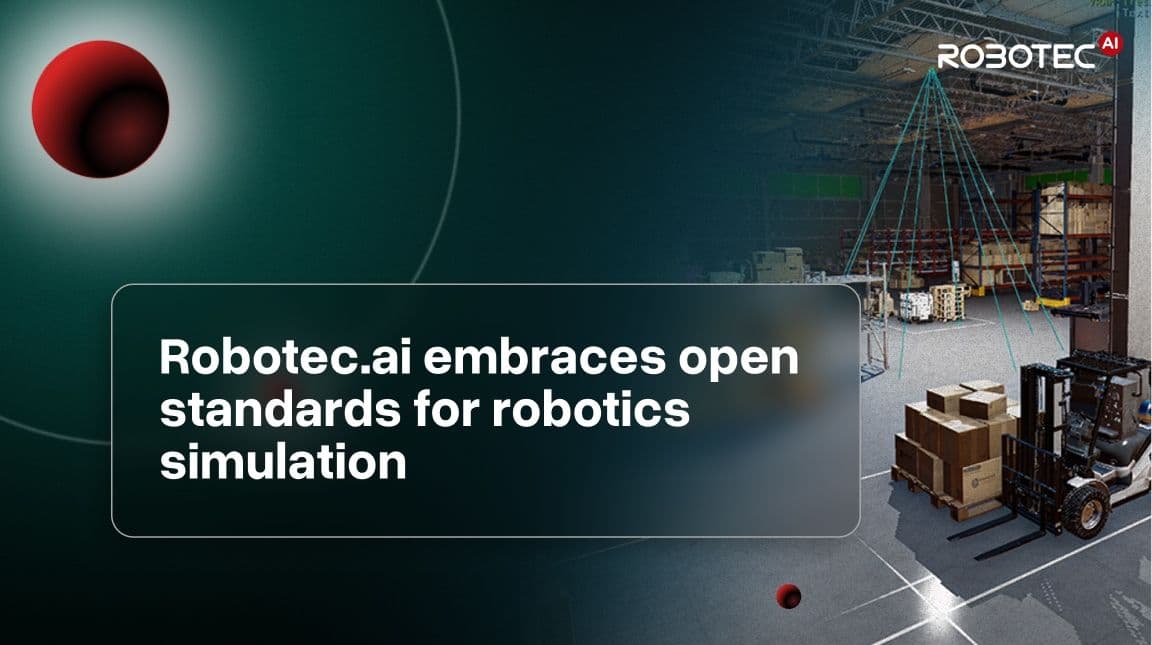 Robotec.ai embraces open standards for robotics simulation