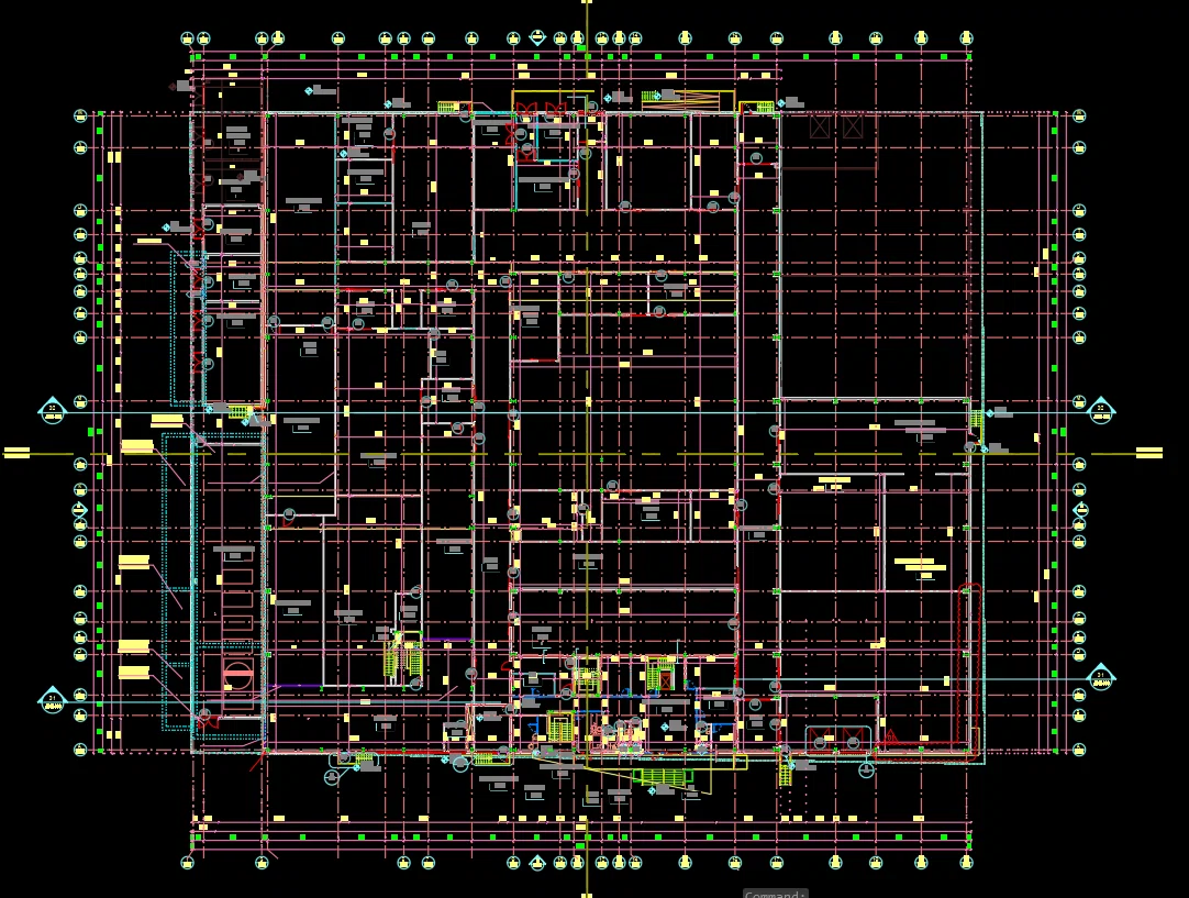 2D site blueprint with routes and stations drawn in the AIKROS layout editor